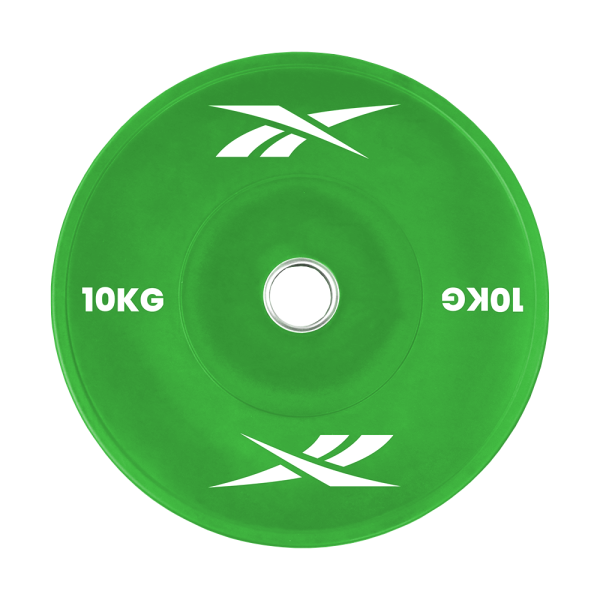 Colorful rubber bumper plate 10kg
