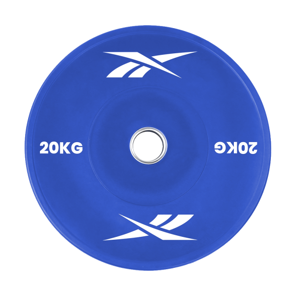 Colorful rubber bumper plate 20kg