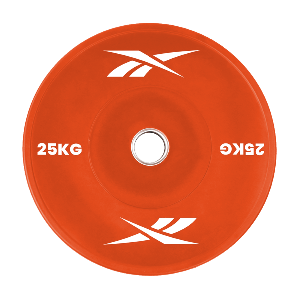 Colorful rubber bumper plate 25kg